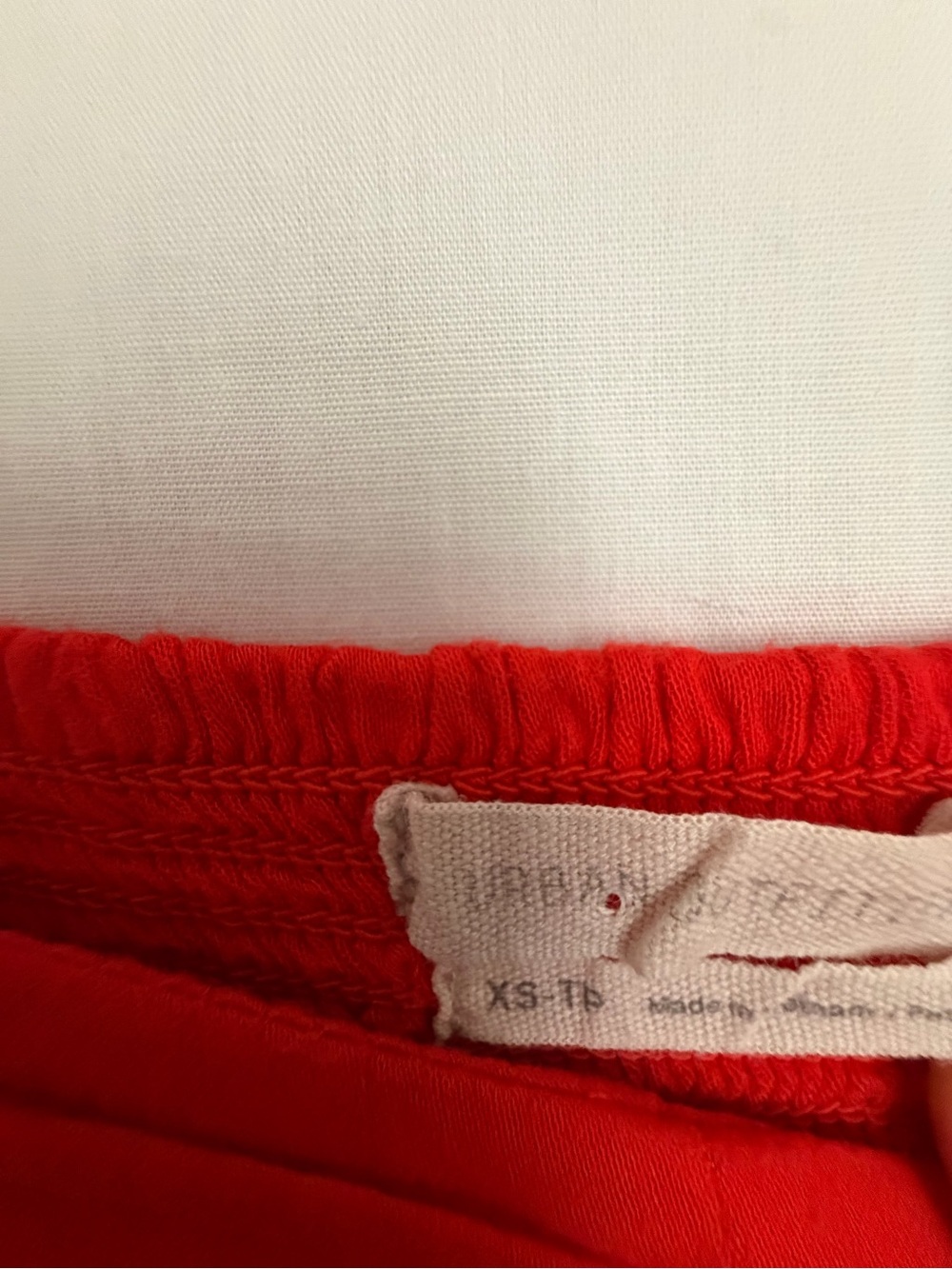 Urban Outfitters Women’s Red Crop Blouse Size XS Excellent (A843) - Picture 4 of 12